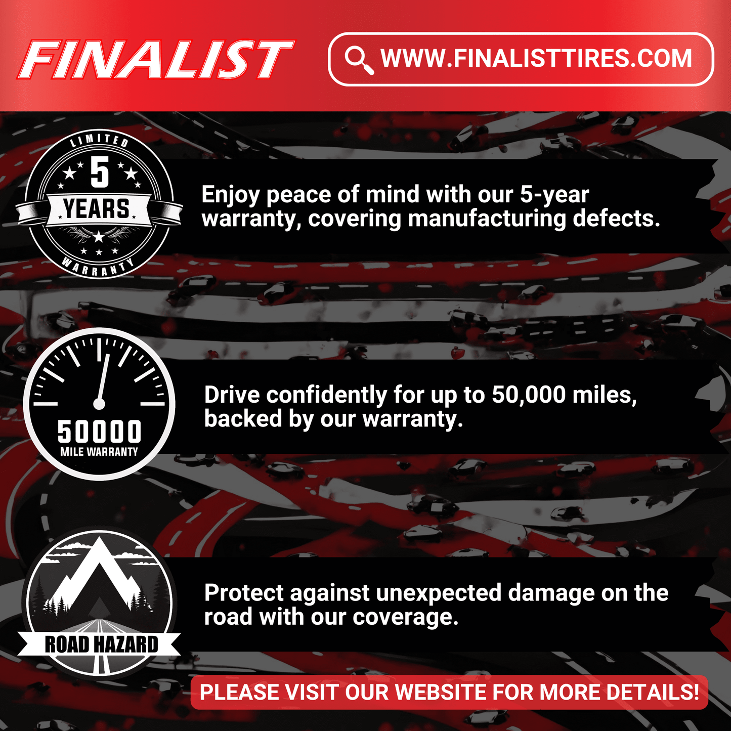 Finalist Terreno A/T 245/75 R16 All Season LT245/75R16 10 Ply 120/116S LR E All Terrain Tire (No Rim)