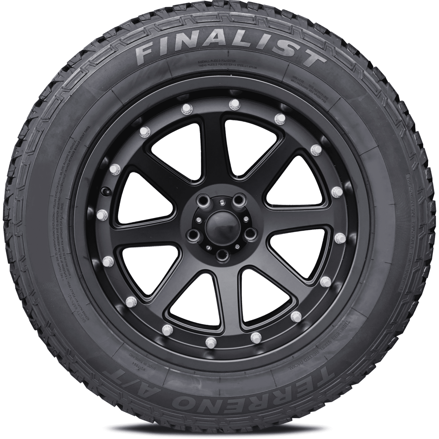 Finalist Terreno A/T 245/75 R16 All Season LT245/75R16 10 Ply 120/116S LR E All Terrain Tire (No Rim)