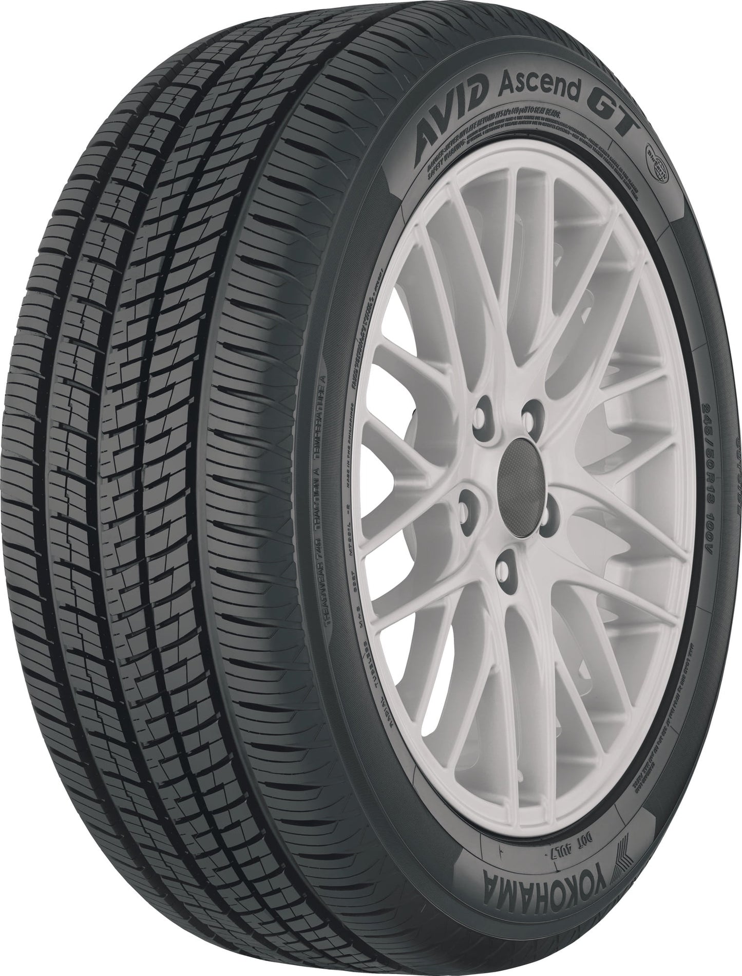 Set of 4 Yokohama Avid Ascend GT 205/50R17XL 93V Tires 2055017 205 50 17