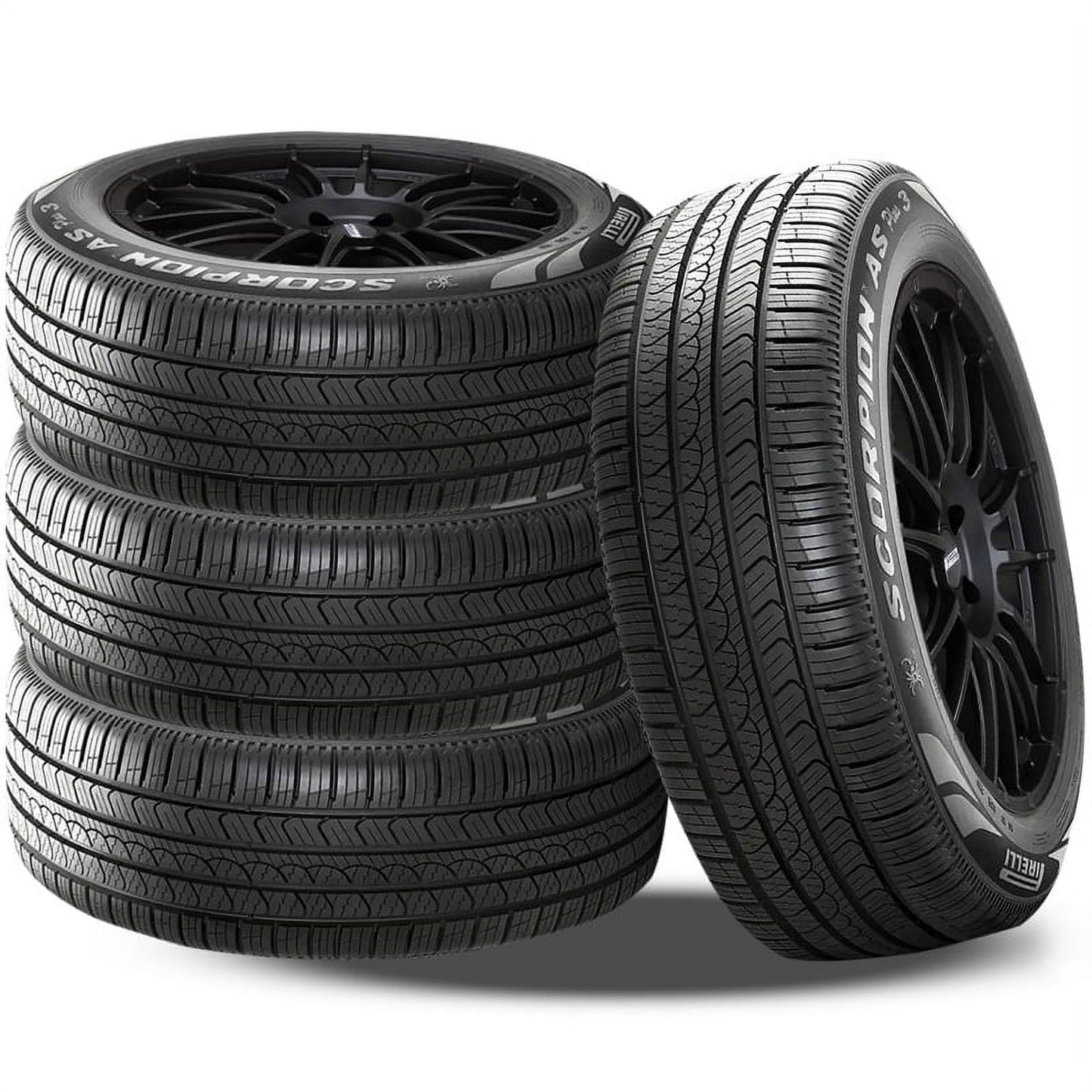 Set of 4 Pirelli Scorpion All Season Plus III 245/50R20 102V 70000 Mile Warranty Tires P3920000 / 245/50/20 / 2455020 Fits: 2012 Jeep Liberty Limited Jet, 2016-18 Honda Pilot Elite