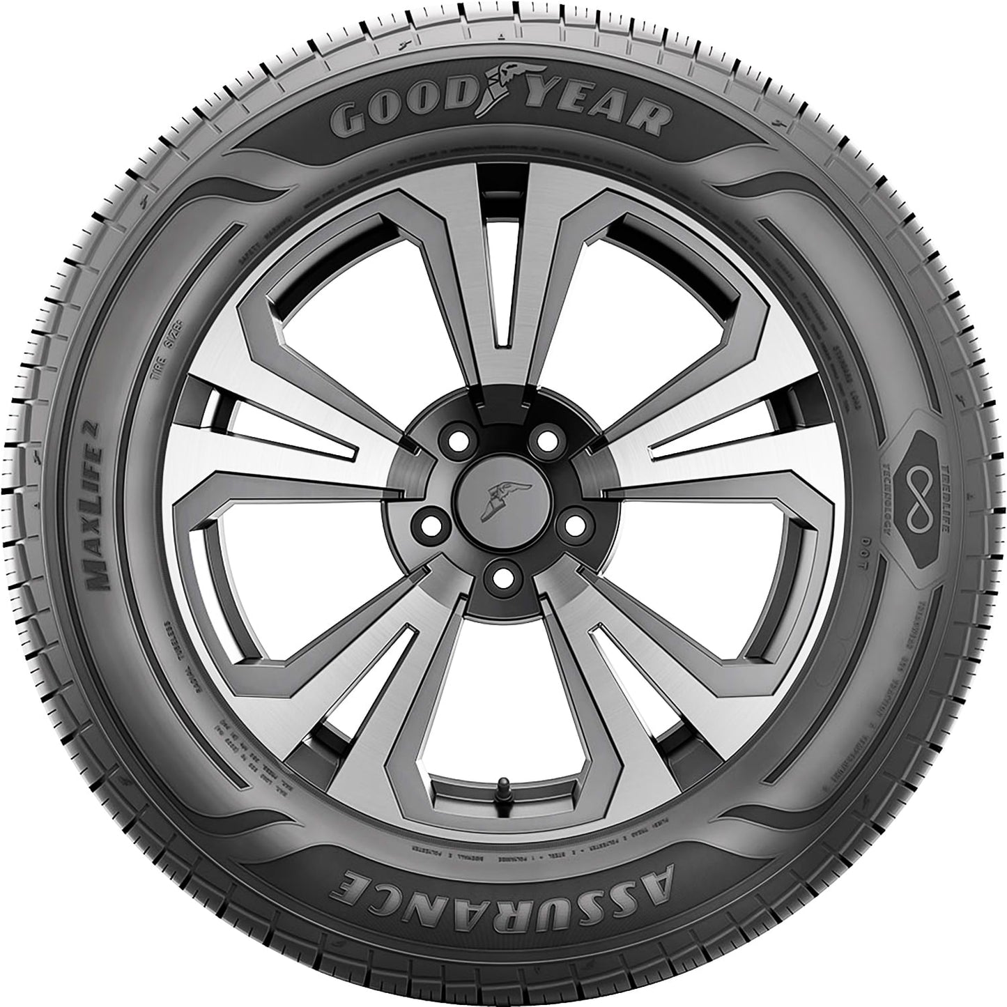 Goodyear Assurance MaxLife 2 255/45R19 104W XL High Performance a/s All Season Tire