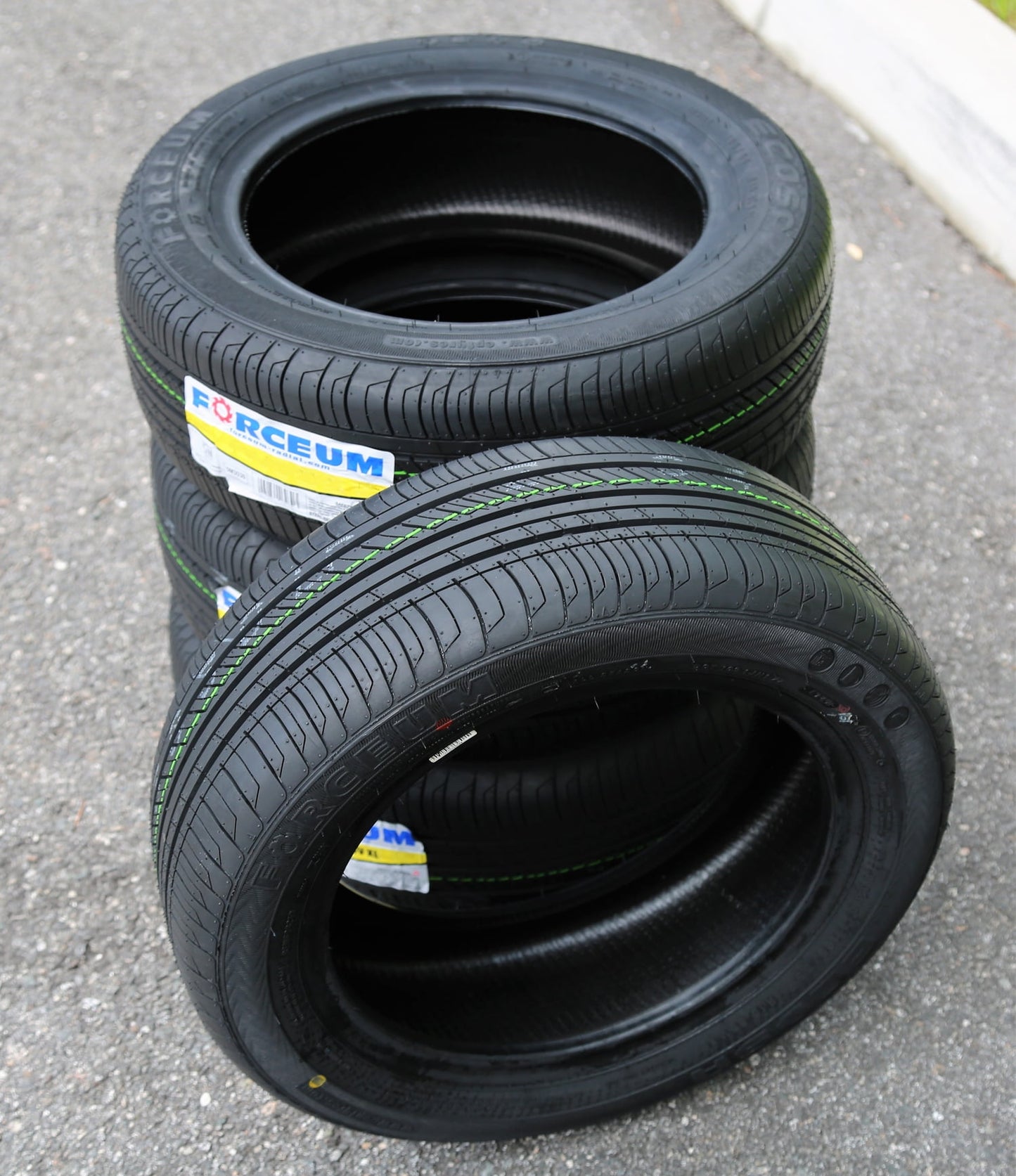 Set of 4 (FOUR) Forceum Ecosa 195/60R16 89V A/S All Season Tires Fits: 2008-14 Scion xD Base