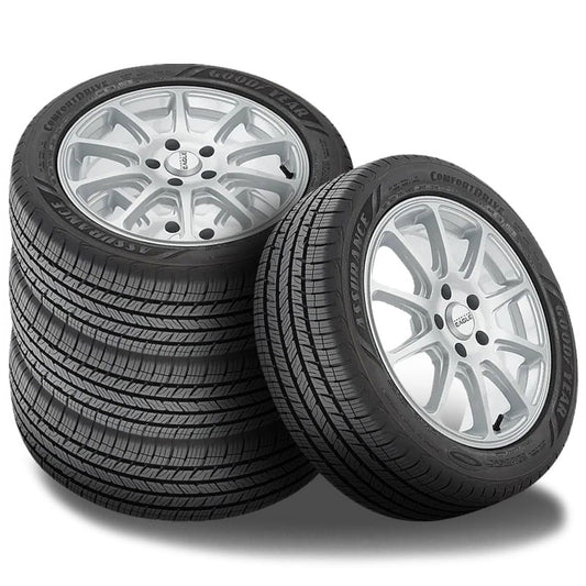 4 Goodyear Assurance Comfortdrive 205/65R16 95H All Season Tires 60K MI Warranty 413780582 / 205/65/16 / 2056516