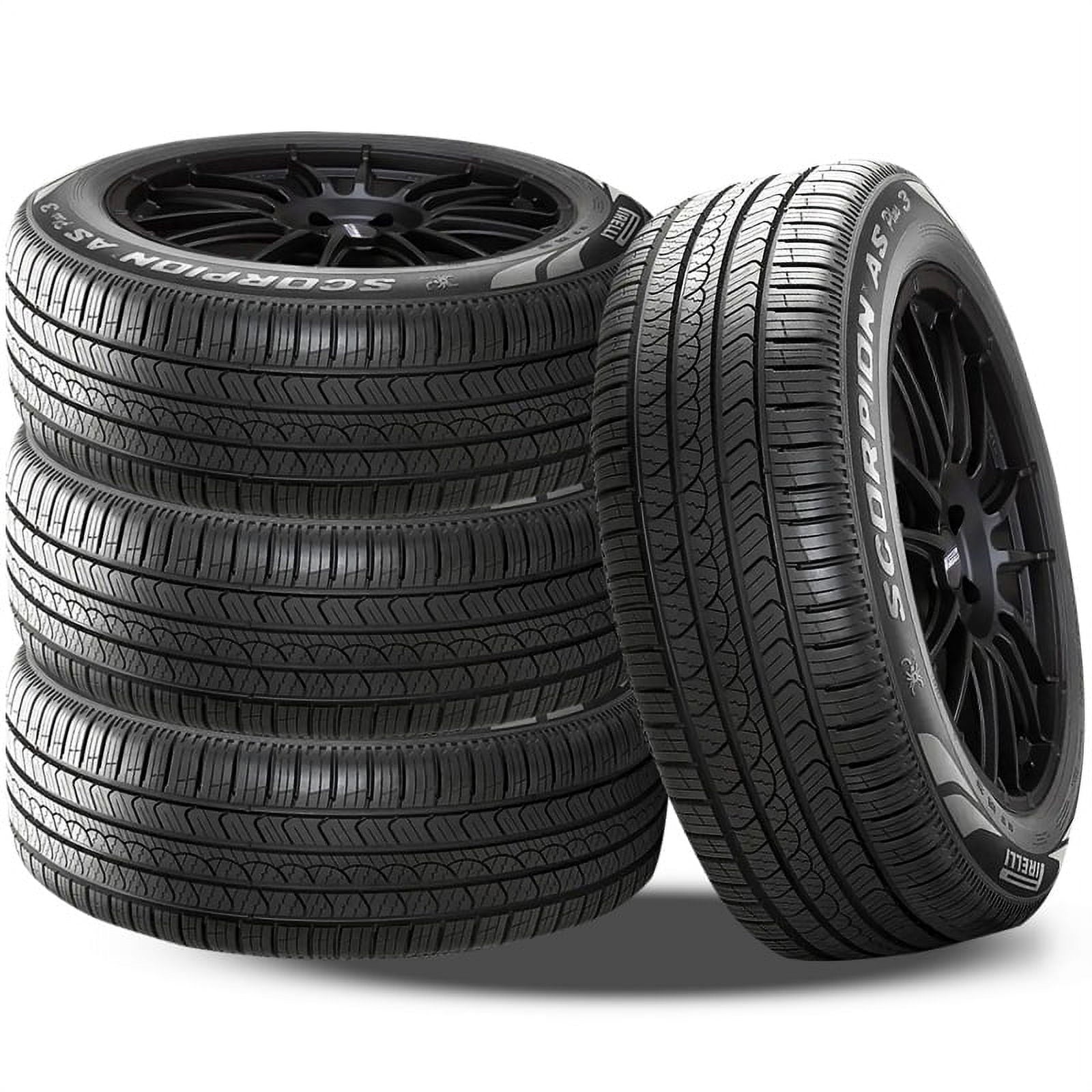 Set of 4 Pirelli Scorpion All Season Plus III 245/50R20 102V 70000 Mile Warranty Tires P3920000 / 245/50/20 / 2455020 Fits: 2012 Jeep Liberty Limited Jet, 2016-18 Honda Pilot Elite