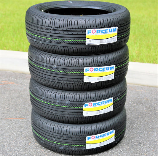 Set of 4 (FOUR) Forceum Ecosa 195/60R16 89V A/S All Season Tires Fits: 2008-14 Scion xD Base