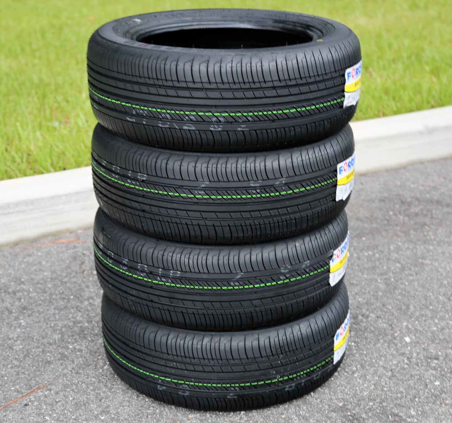 Set of 4 (FOUR) Forceum Ecosa 195/60R16 89V A/S All Season Tires Fits: 2008-14 Scion xD Base