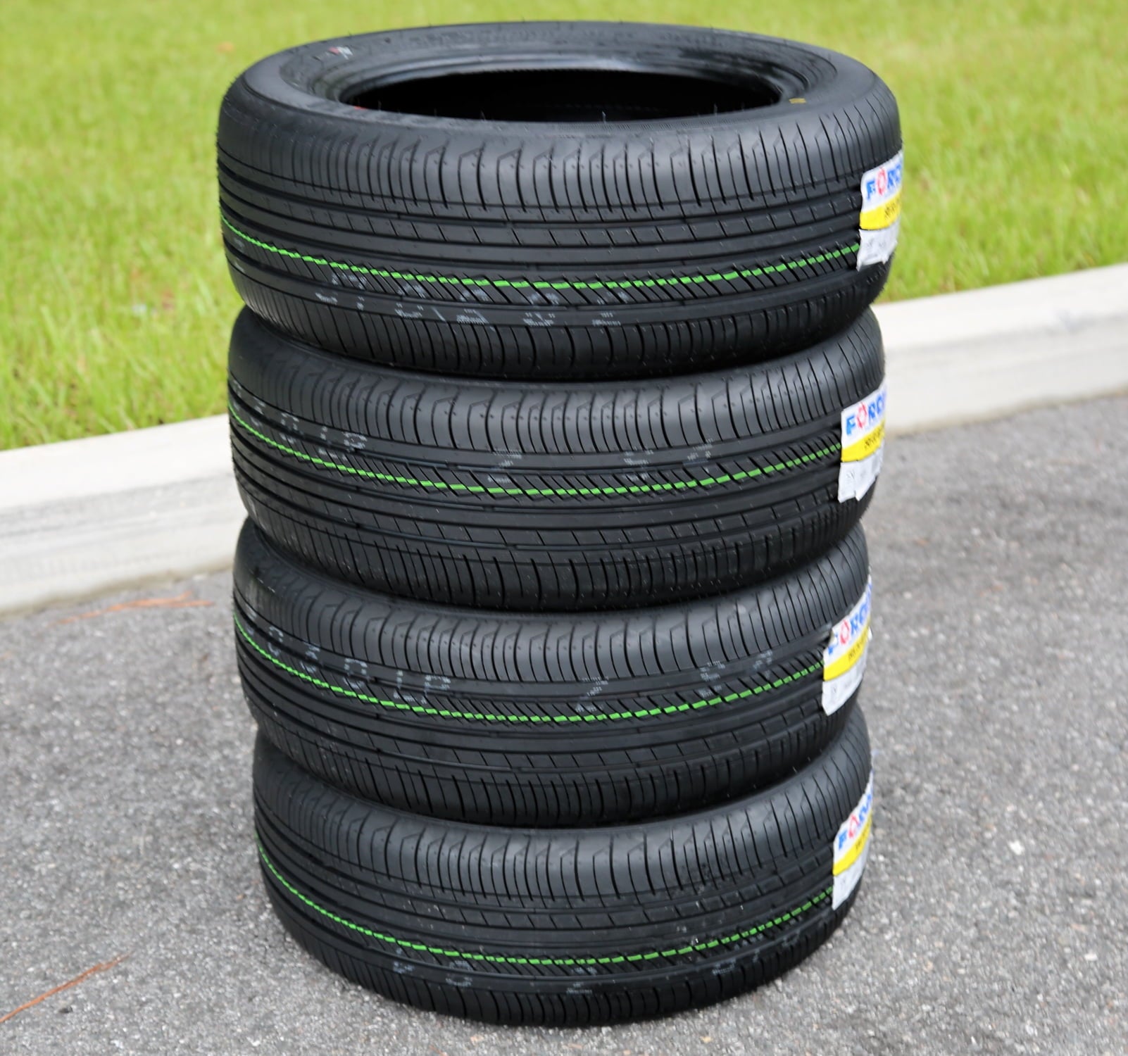 Set of 4 (FOUR) Forceum Ecosa 195/60R16 89V A/S All Season Tires Fits: 2008-14 Scion xD Base
