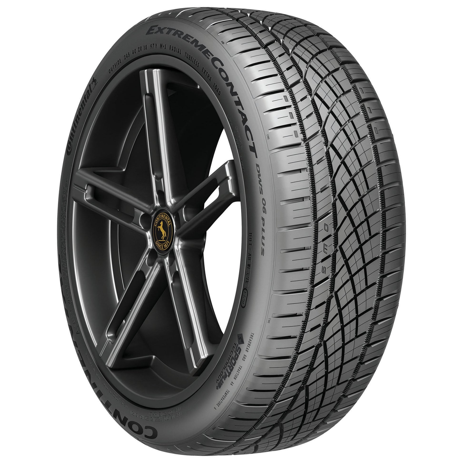 Continental ExtremeContact DWS06 PLUS UHP All Season 245/35ZR20 95Y XL Passenger Tire